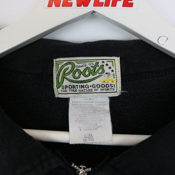 Vintage 90's Roots Quarter Zip Sweater - XL-NEWLIFE Clothing