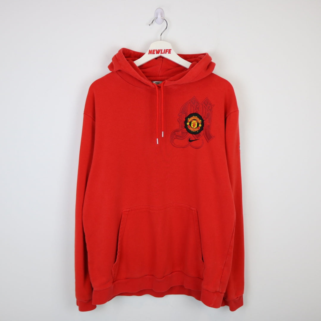 Vintage 00's Nike Manchester United Hoodie - L-NEWLIFE Clothing