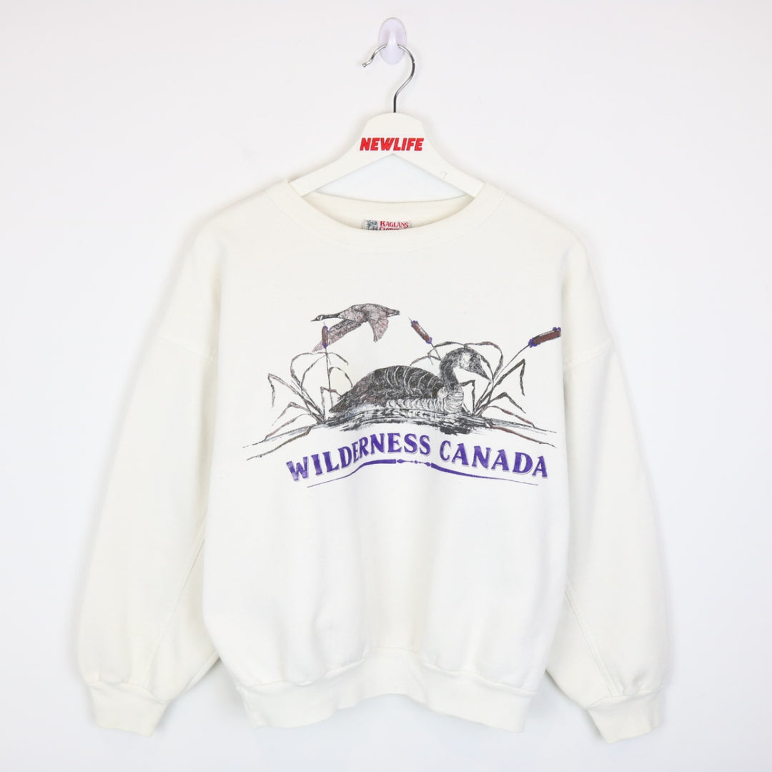 Vintage 90's Wilderness Canada Nature Crewneck - M-NEWLIFE Clothing