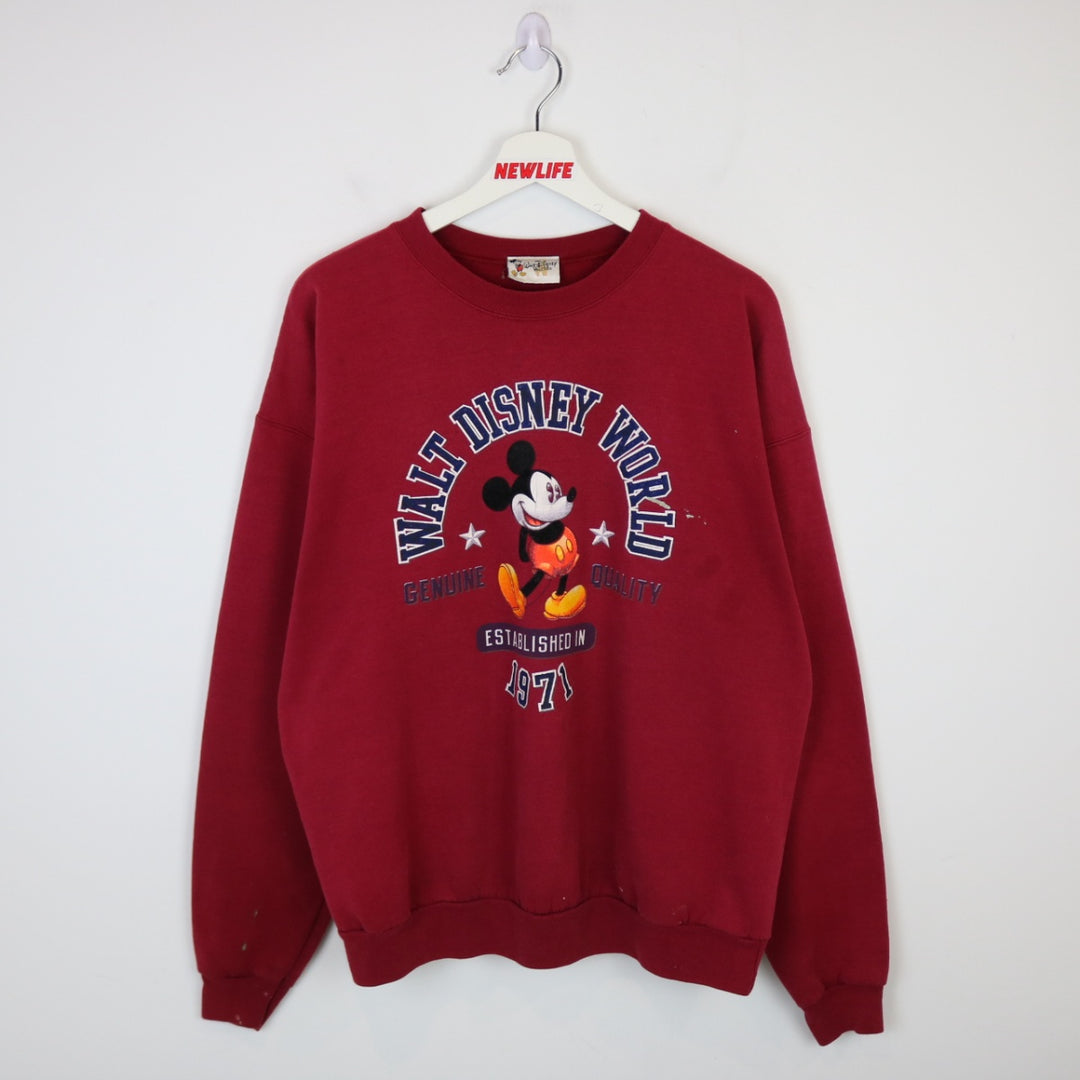 Vintage 00's Walt Disney World Mickey Mouse Crewneck - L-NEWLIFE Clothing