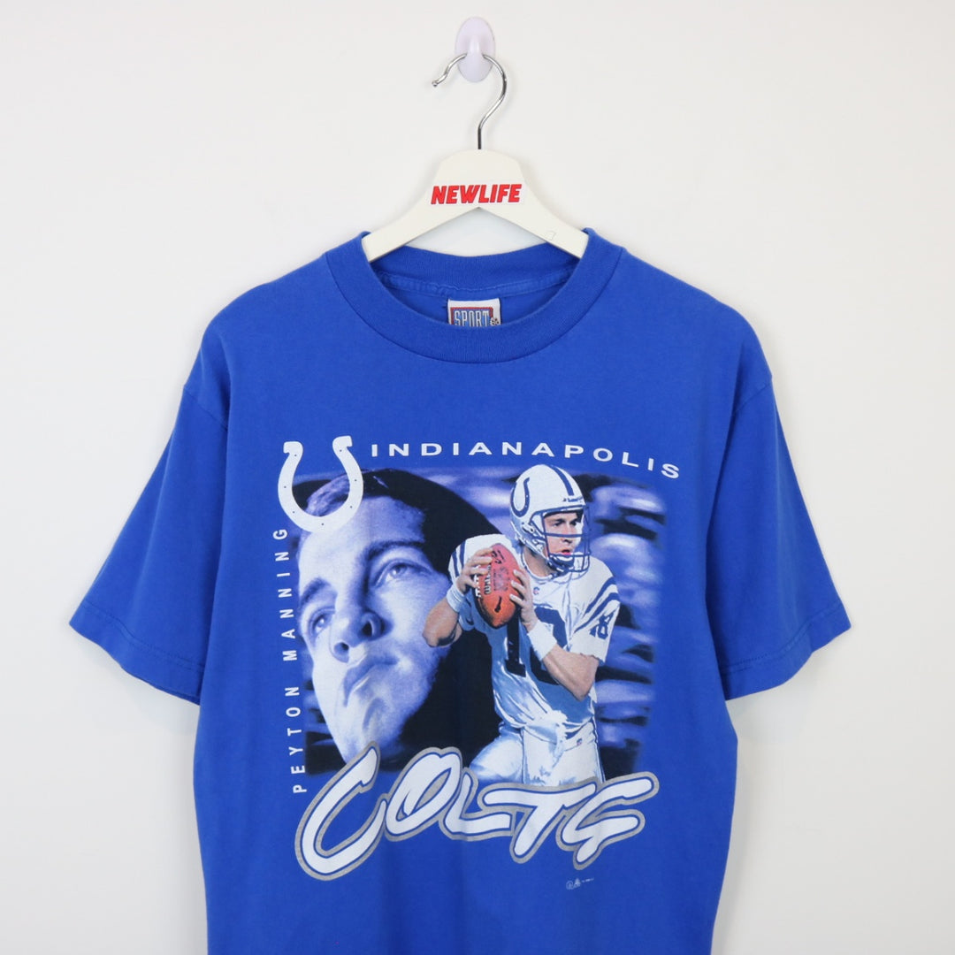 Vintage 1999 Peyton Manning Indianapolis Colts Tee - M-NEWLIFE Clothing