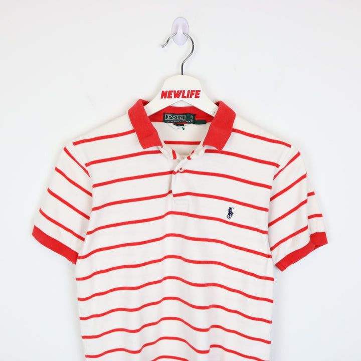 Vintage 80's Polo Ralph Lauren Striped Polo Shirt - XS-NEWLIFE Clothing