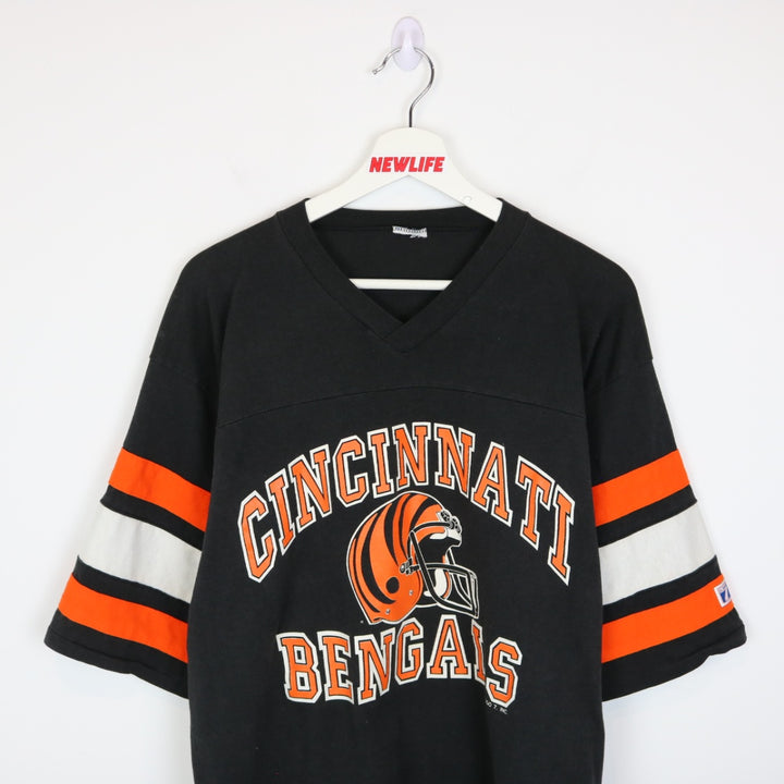 Vintage 90's Cincinnati Bengals Jersey Tee - L-NEWLIFE Clothing