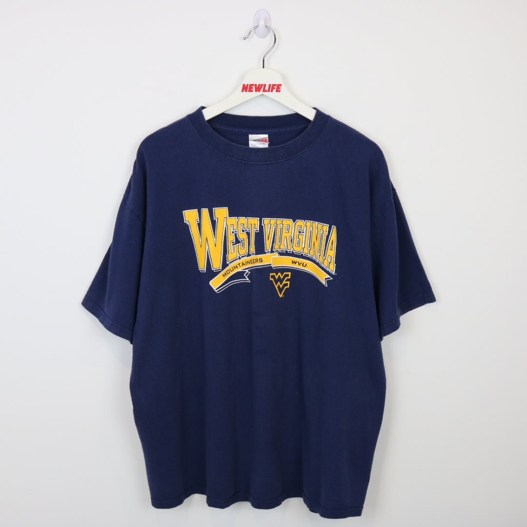 Vintage 90's West Virginia Mountaineers Tee - XL-NEWLIFE Clothing