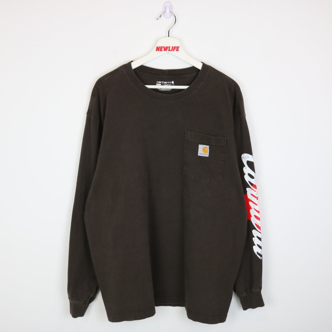 Carhartt Canada Long Sleeve Work Tee - XXL-NEWLIFE Clothing