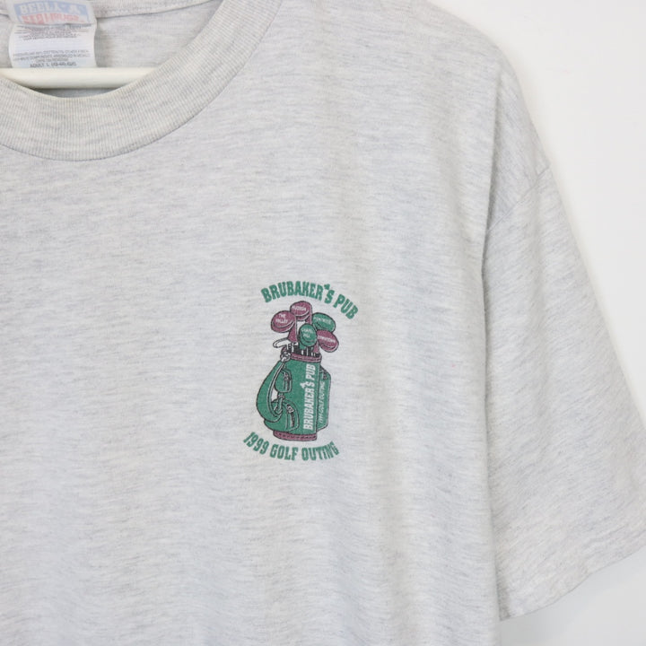 Vintage 1999 Brubaker's Pub Golf Tee - L-NEWLIFE Clothing