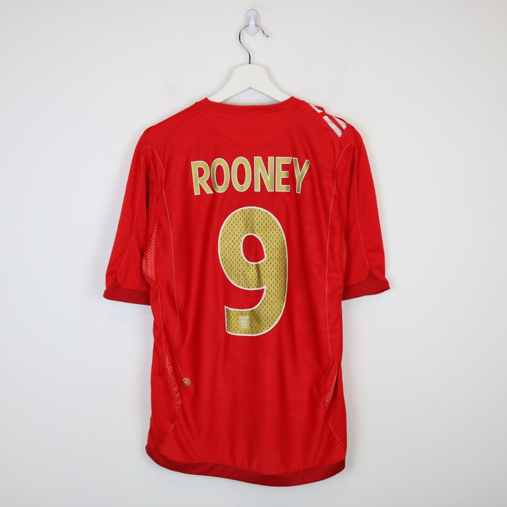 Vintage 2006 Rooney England World Cup Soccer Jersey - M-NEWLIFE Clothing