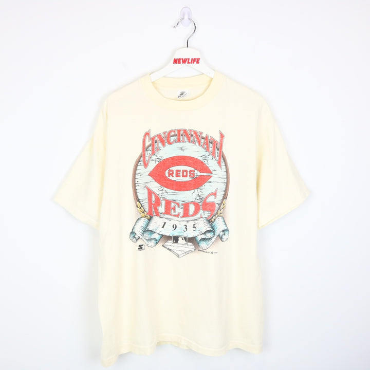 Vintage 1992 Cincinnati Reds Starter Tee - L-NEWLIFE Clothing