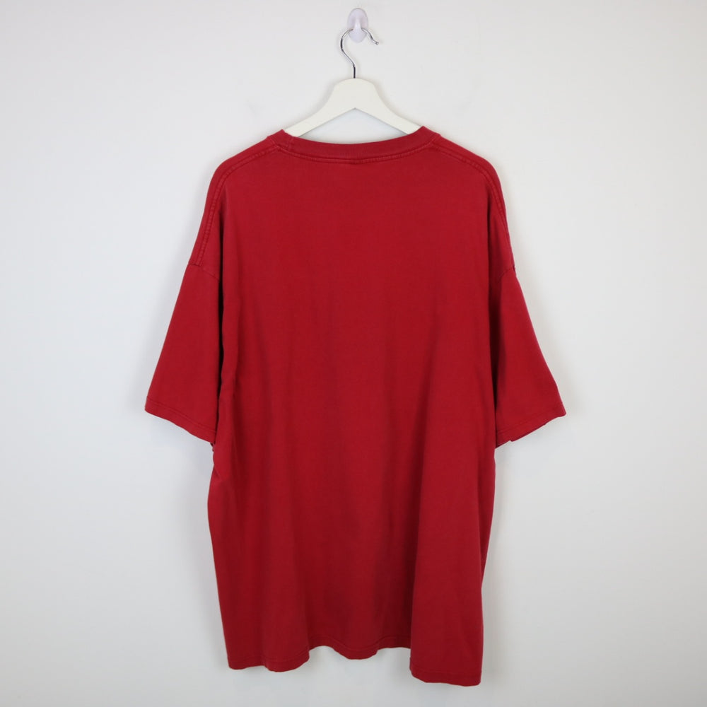 Vintage 00's American Biker Skull Tee - XXL-NEWLIFE Clothing