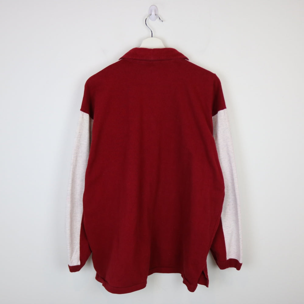 Vintage 90's Lotto Super 7 Long Sleeve Polo Shirt - XL-NEWLIFE Clothing