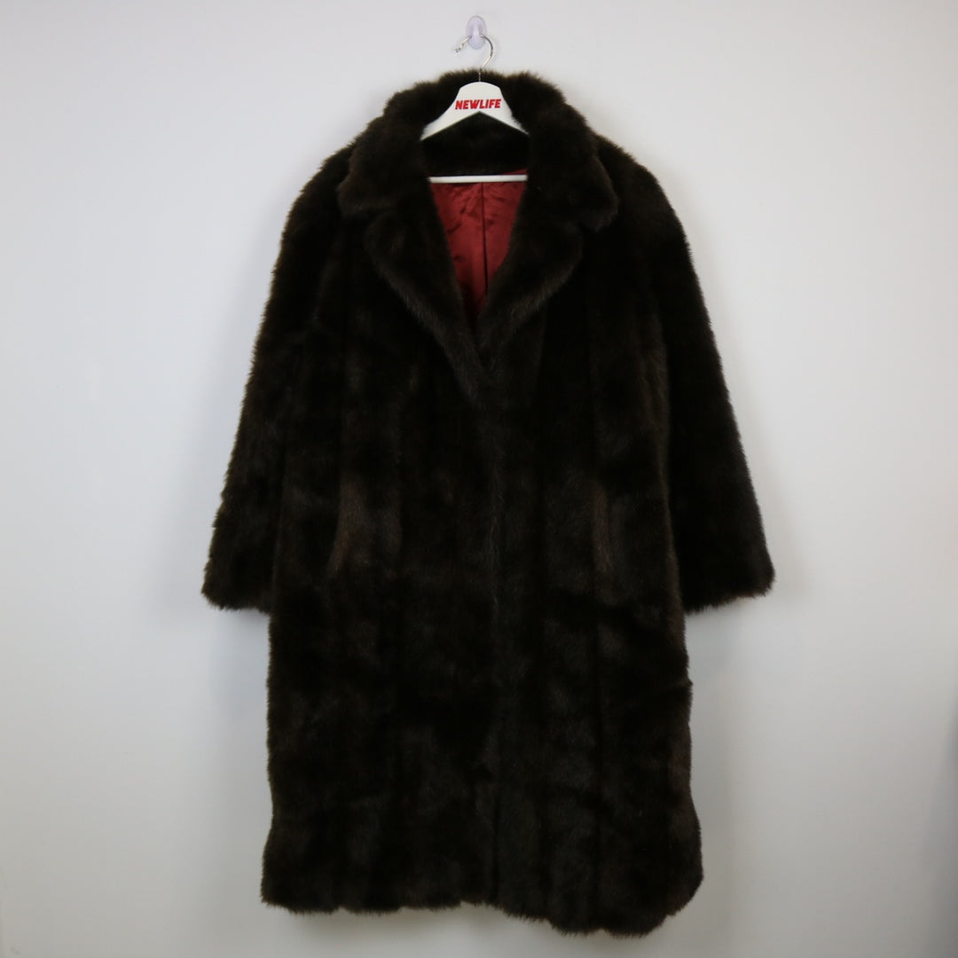 Vintage 80's Faux Fur Jacket - L-NEWLIFE Clothing