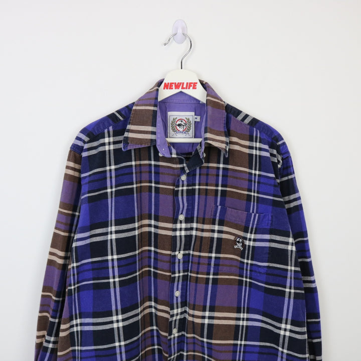 Vintage 90's Cinch Plaid Button Up - L-NEWLIFE Clothing