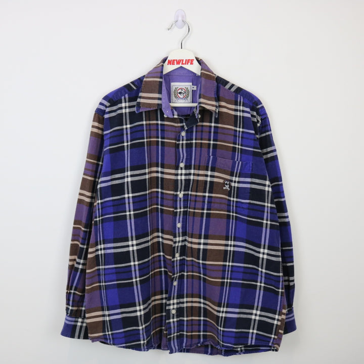 Vintage 90's Cinch Plaid Button Up - L-NEWLIFE Clothing