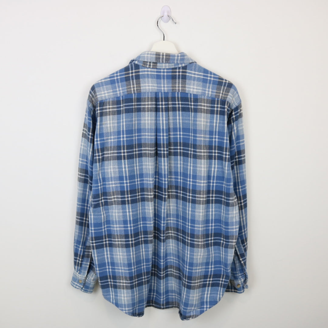 Vintage 90's Timberbay Plaid Flannel Button Up - L-NEWLIFE Clothing