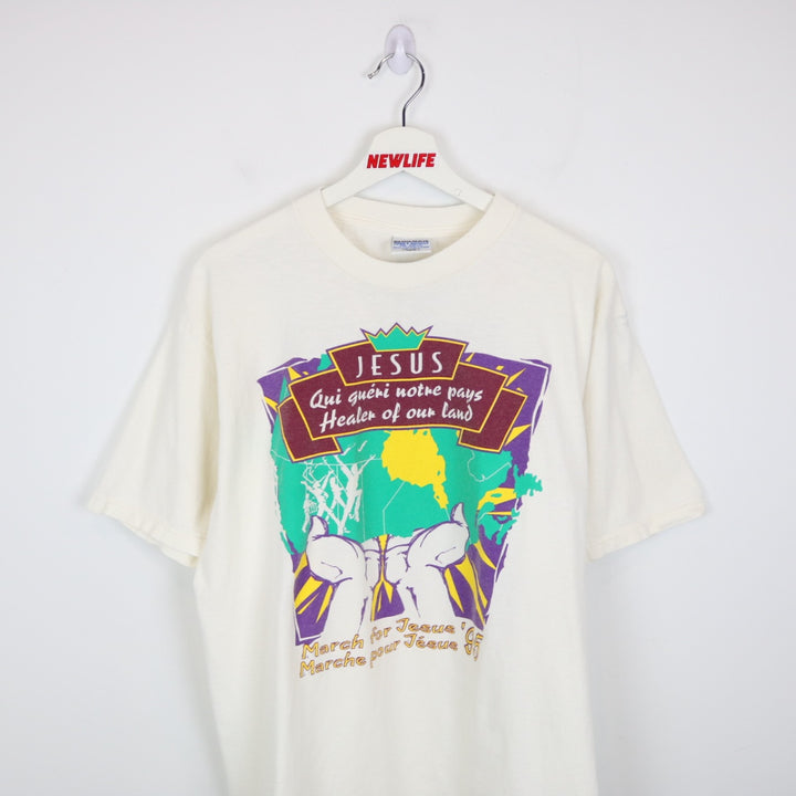 Vintage 1995 March for Jesus Tee - L-NEWLIFE Clothing