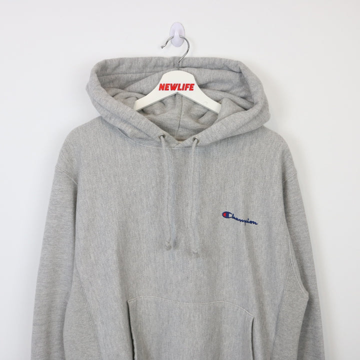 Champion Reverse Weave Small Script Hoodie - M-NEWLIFE Clothing