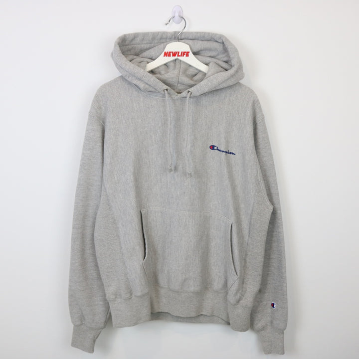 Champion Reverse Weave Small Script Hoodie - M-NEWLIFE Clothing