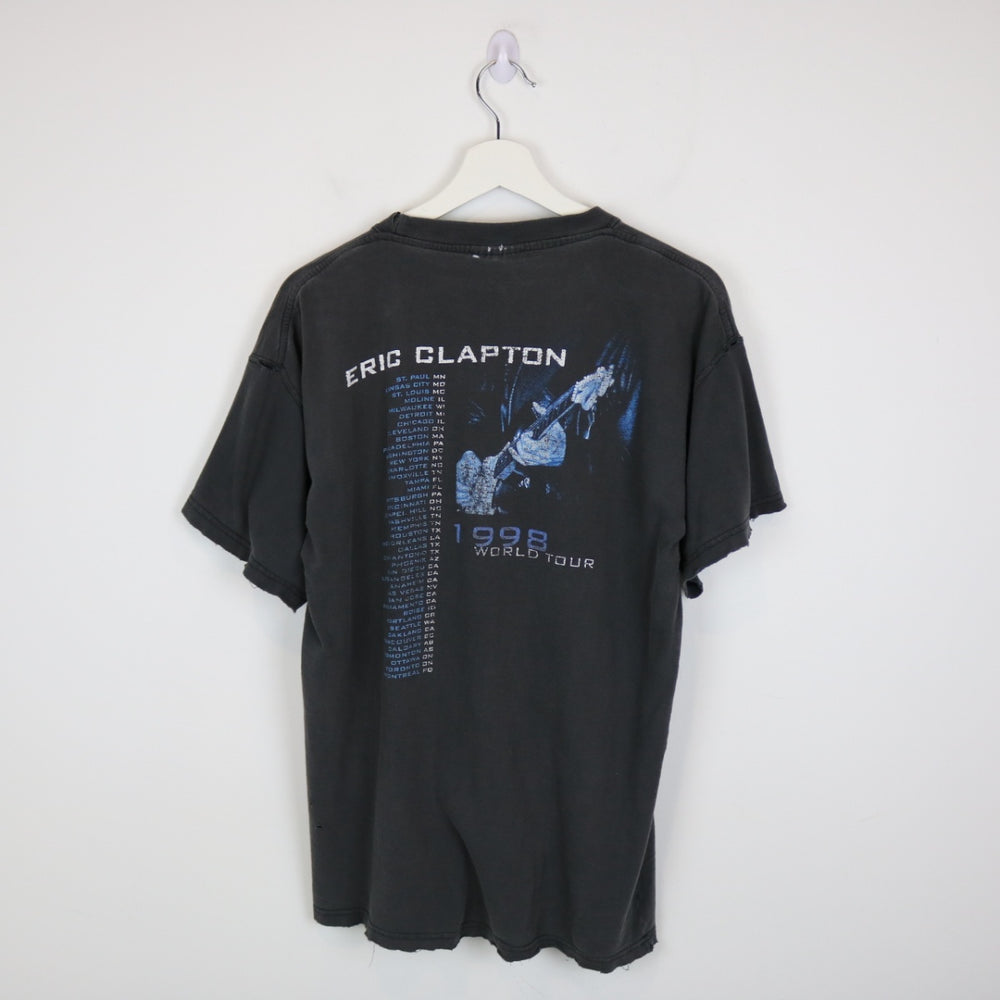 Vintage 1998 Eric Clapton World Tour Tee - L-NEWLIFE Clothing