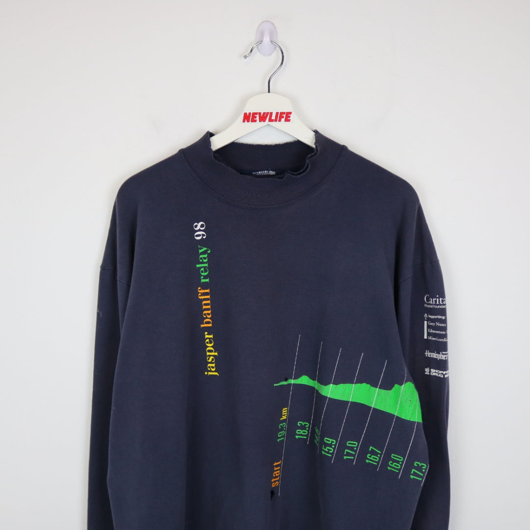 Vintage 1998 Jasper Banff Relay Long Sleeve Tee - XL-NEWLIFE Clothing