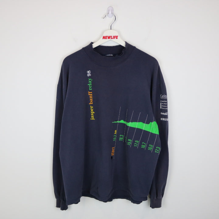 Vintage 1998 Jasper Banff Relay Long Sleeve Tee - XL-NEWLIFE Clothing