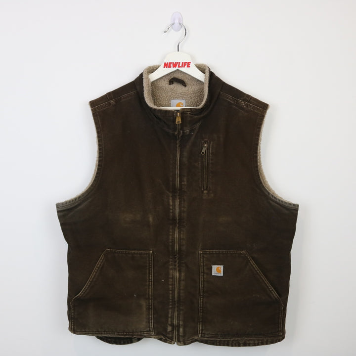 Carhartt Sherpa Lined Work Vest - XL-NEWLIFE Clothing