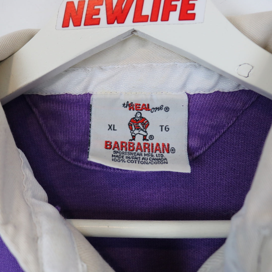 Vintage 90's Phi Gamma Delta Fraternity Rugby Polo Shirt - L-NEWLIFE Clothing