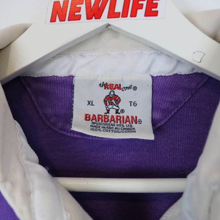 Vintage 90's Phi Gamma Delta Fraternity Rugby Polo Shirt - L-NEWLIFE Clothing