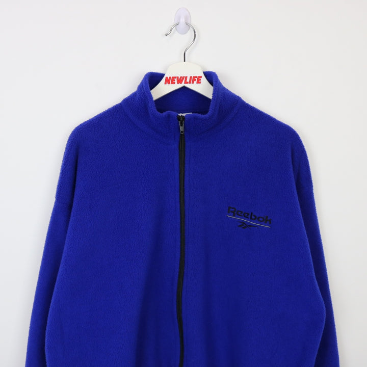 Vintage 90's Reebok Fleece Jacket - XL-NEWLIFE Clothing