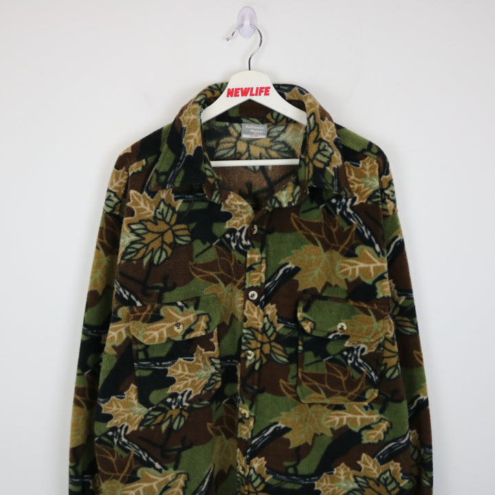Vintage 00's Camo Fleece Shacket - XL-NEWLIFE Clothing