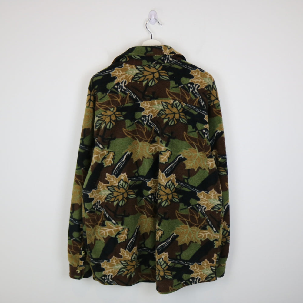 Vintage 00's Camo Fleece Shacket - XL-NEWLIFE Clothing