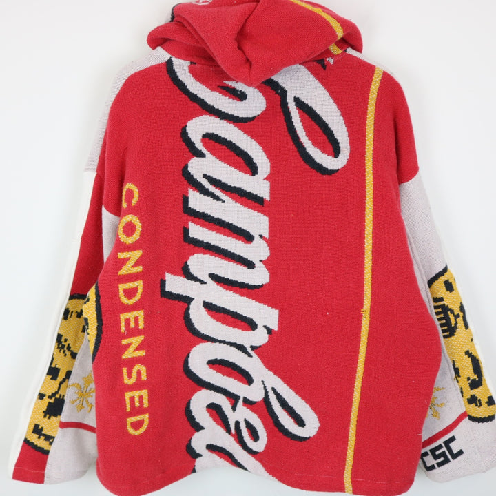 Reworked Vintage 1996 Campbell's Chicken Noodle Soup Tapestry Hoodie - L-NEWLIFE Clothing