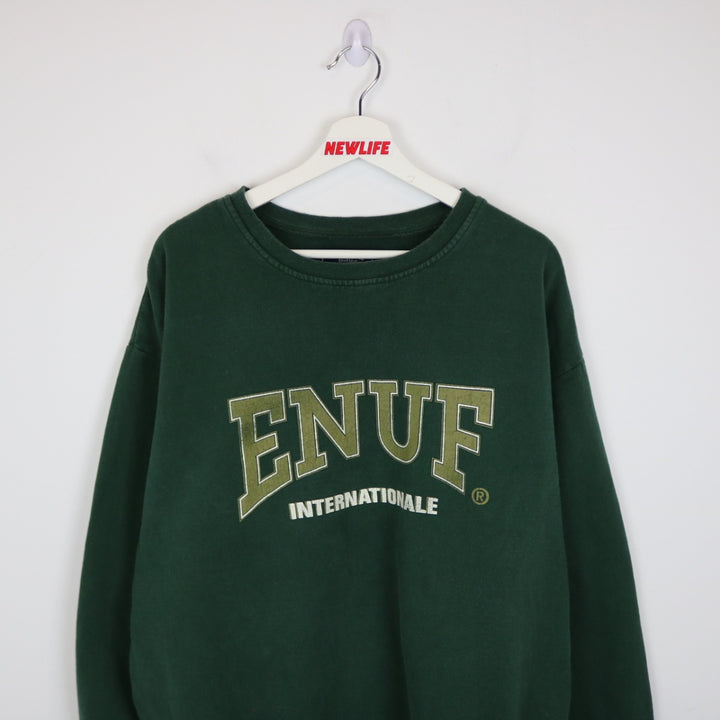 Vintage 90's ENUF Internationale Crewneck - L-NEWLIFE Clothing