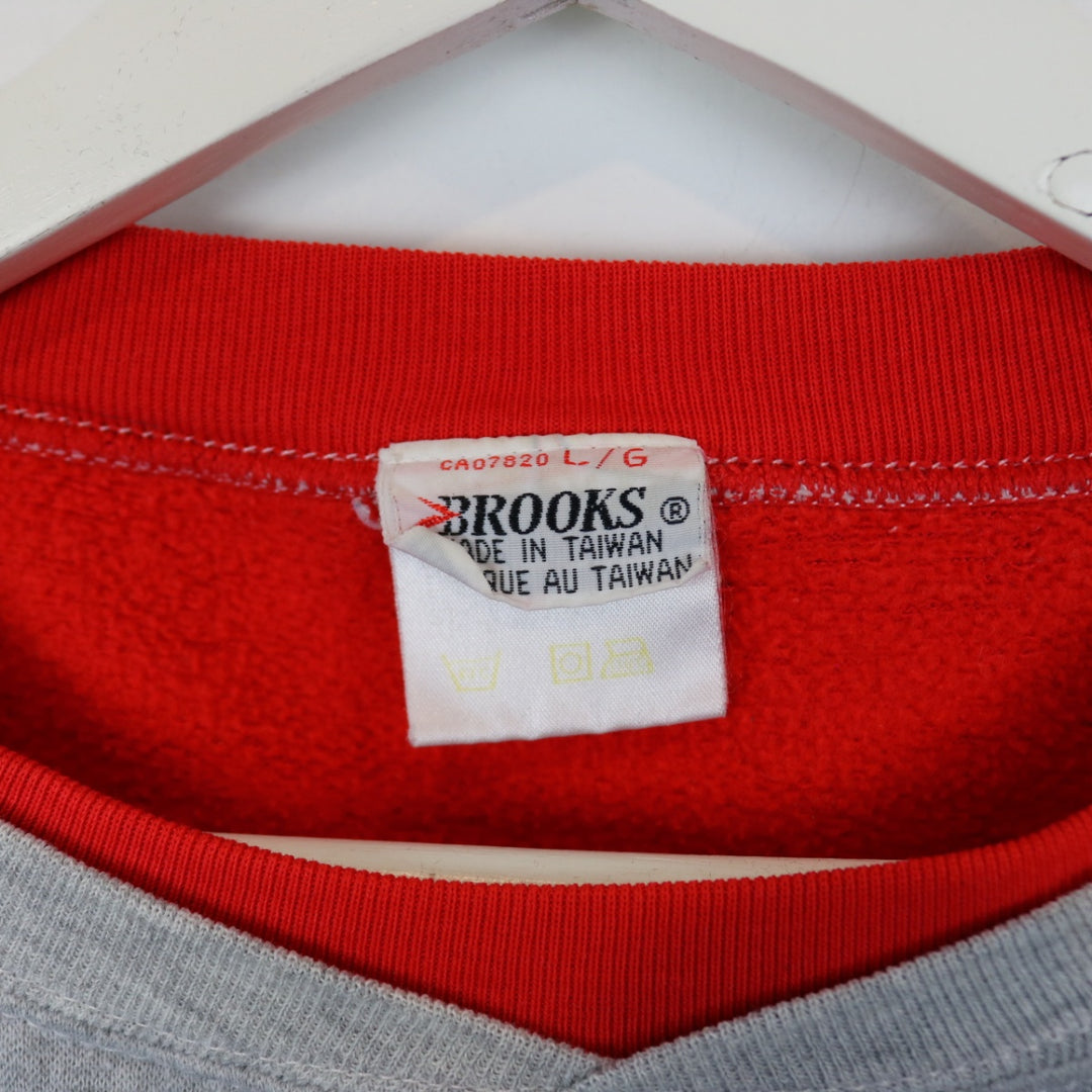 Vintage 80's Brooks Athletics Crewneck - L-NEWLIFE Clothing