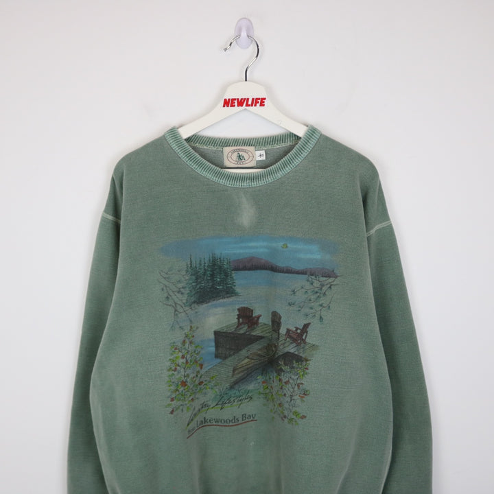 Vintage 90's Country Lifestyles Lake Nature Crewneck - XL-NEWLIFE Clothing