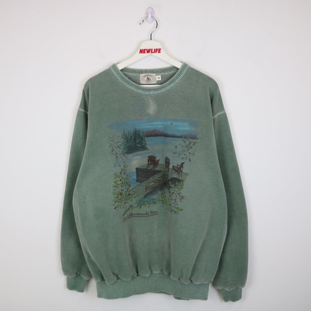 Vintage 90's Country Lifestyles Lake Nature Crewneck - XL-NEWLIFE Clothing
