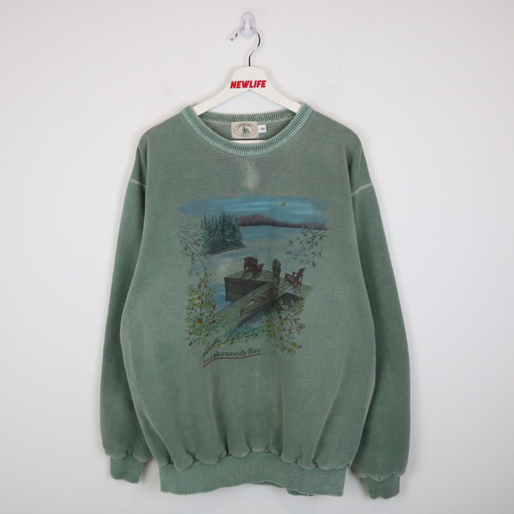 Vintage 90's Country Lifestyles Lake Nature Crewneck - XL-NEWLIFE Clothing