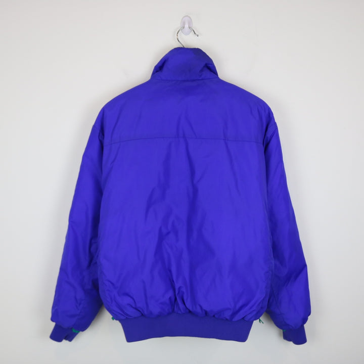 Vintage 90's Reversible Columbia Down Puffer Jacket - S-NEWLIFE Clothing