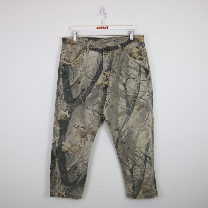 Vintage 00's Wrangler Rugged Wear Real Tree Camo Denim Jeans - 37"-NEWLIFE Clothing
