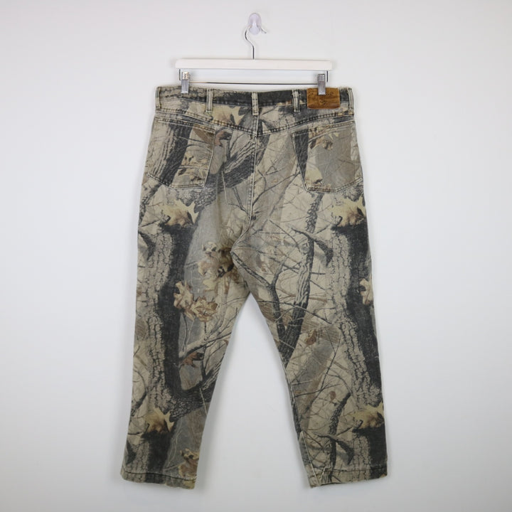 Vintage 00's Wrangler Rugged Wear Real Tree Camo Denim Jeans - 37"-NEWLIFE Clothing