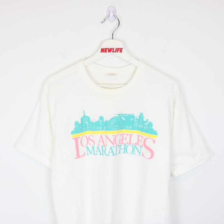 Vintage 1987 Los Angeles Marathon Nordstrom Tee - M-NEWLIFE Clothing