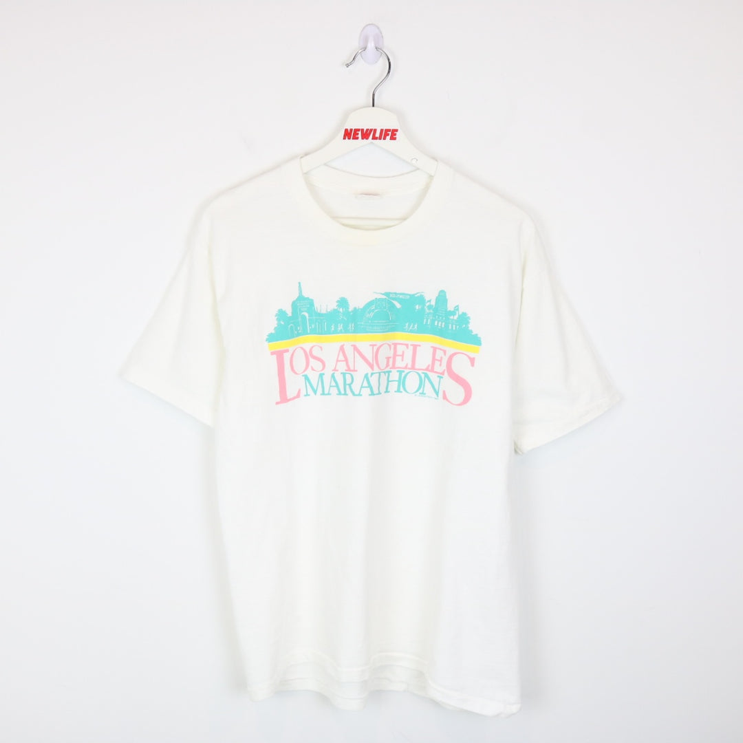 Vintage 1987 Los Angeles Marathon Nordstrom Tee - M-NEWLIFE Clothing