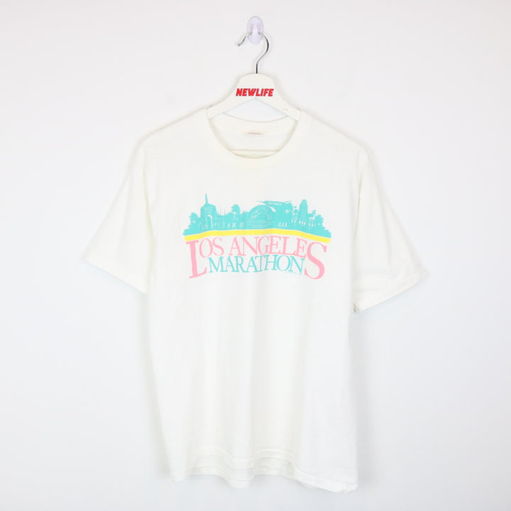 Vintage 1987 Los Angeles Marathon Nordstrom Tee - M-NEWLIFE Clothing