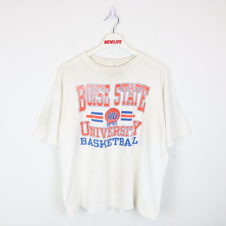 Vintage 1992 Boise State University Basketball Tee - XL-NEWLIFE Clothing