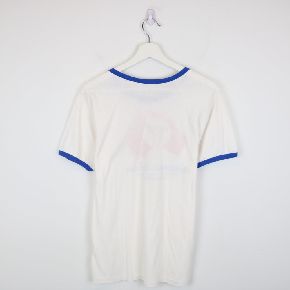 Vintage 1982 Australia's Commonwealth Games Ringer Tee - S-NEWLIFE Clothing