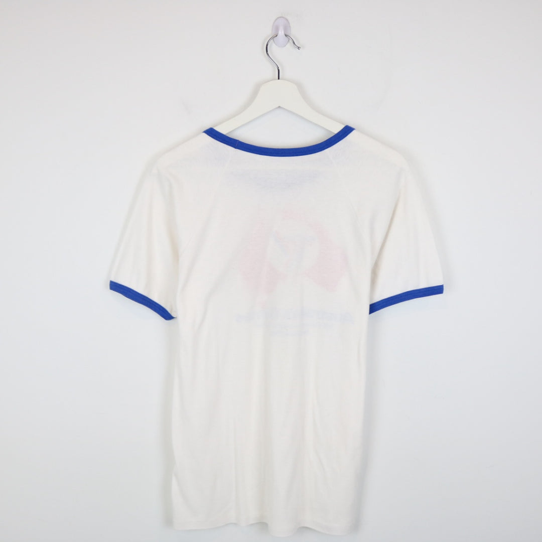 Vintage 1982 Australia's Commonwealth Games Ringer Tee - S-NEWLIFE Clothing