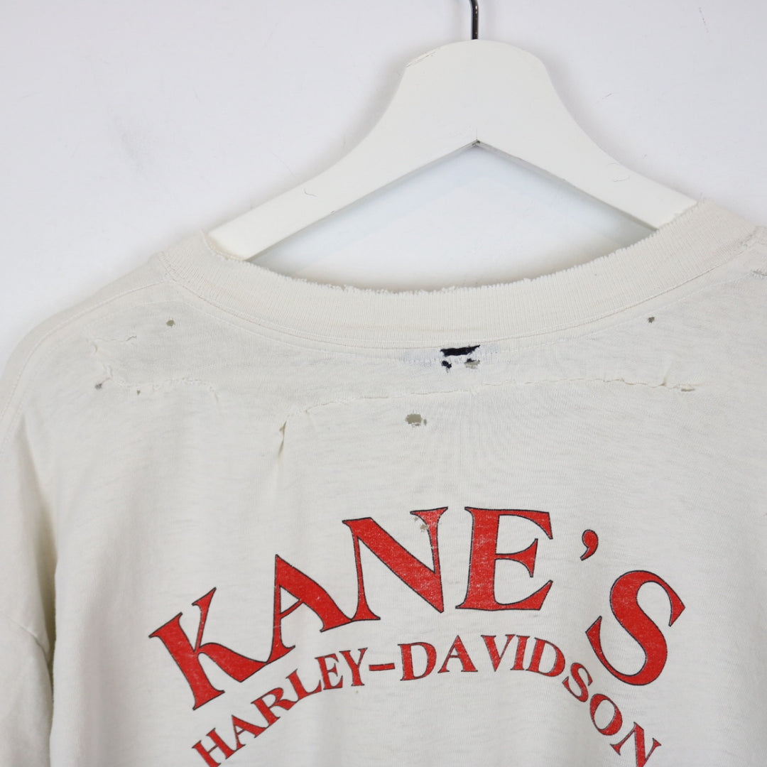 Vintage 00's Harley Davidson Kelowna Tee - L-NEWLIFE Clothing