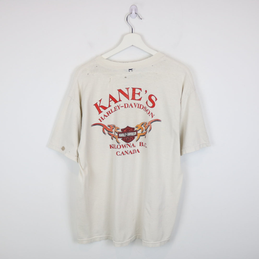 Vintage 00's Harley Davidson Kelowna Tee - L-NEWLIFE Clothing