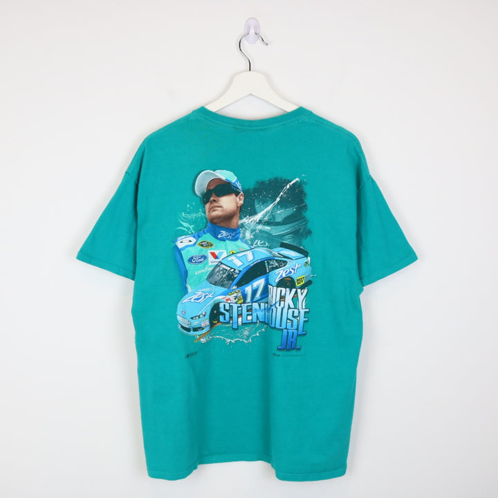 Vintage 00's Ricky Stenhouse Jr. Nascar Racing Tee - L-NEWLIFE Clothing