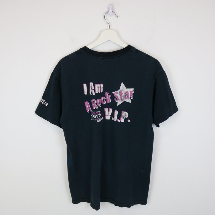 Vintage 00's Rock 97.7 Radio Tee - M-NEWLIFE Clothing