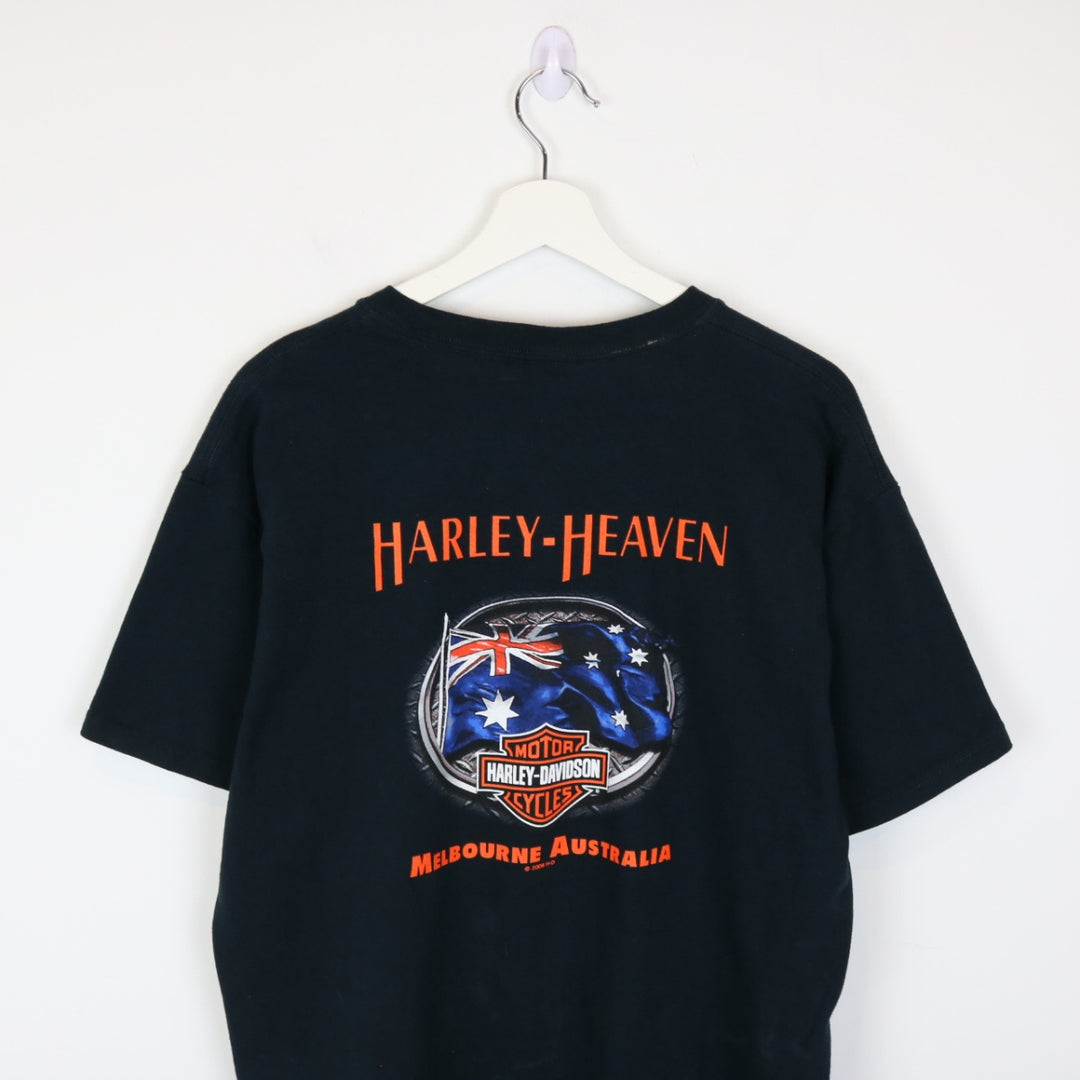 Vintage 2008 Harley Davidson Australia Tee - L-NEWLIFE Clothing